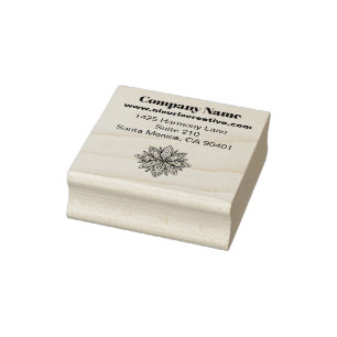 Mindfulness Hälsa Consultant Zen Lotus Teal Stämpel