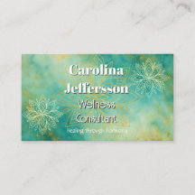 Mindfulness Hälsa Consultant Zen Lotus Teal