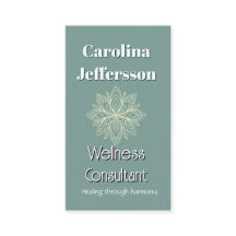 Mindfulness Hälsa Consultant Zen Lotus Teal