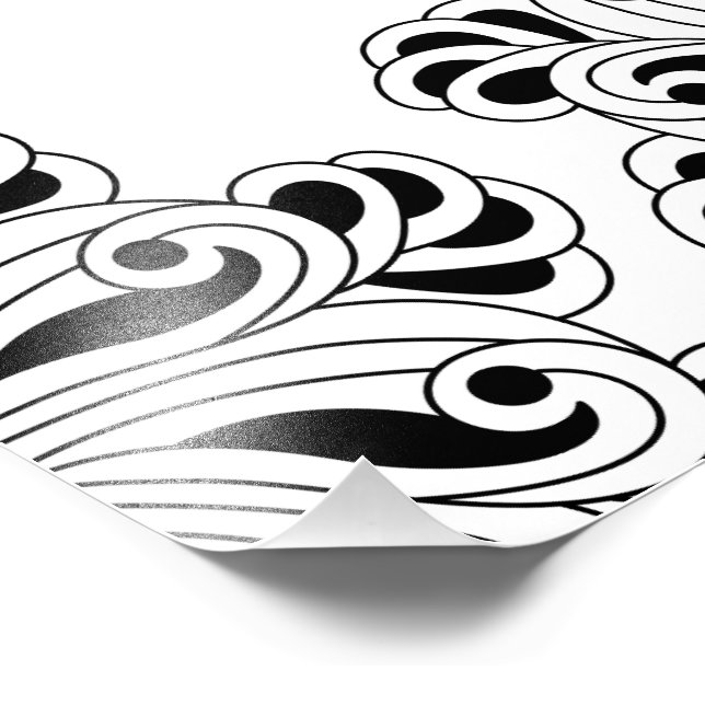 Mindfulness Mandala Design Fototryck (Hörn)