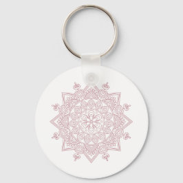 Mindfulness Mandala Design Nyckelring