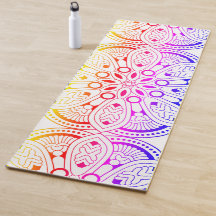 Mindfulness Mandala Design Yoga Mat