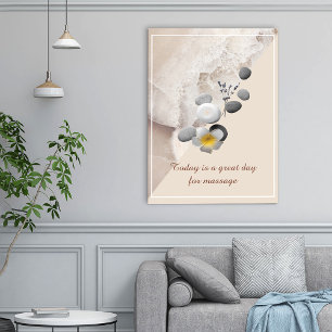Mindfulness Massage Rum Konst Poster