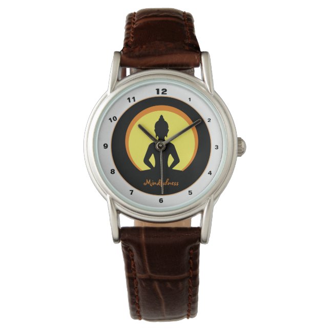 Mindfulness & Meditation Design Watch (Buddha) Armbandsur (Framsida)