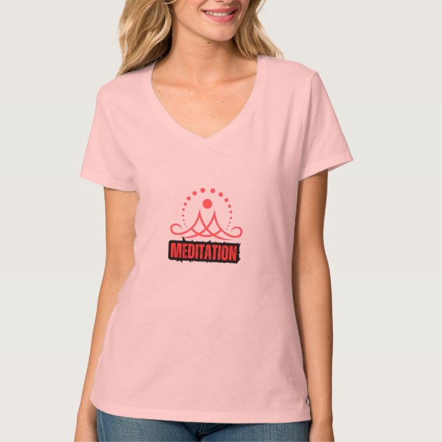 Mindfulness Meditation T Shirt (Framsida)