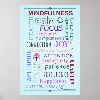 Mindfulness Ord Jumble Poster