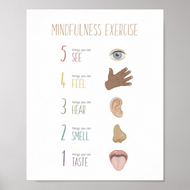 Mindfulness Psychology Therapy Office Poster (Framsidan)