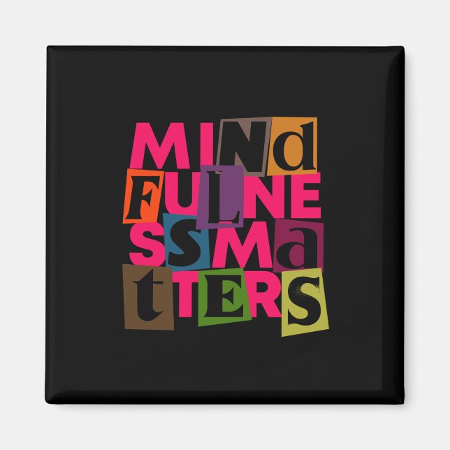 Mindfulness S Sticker Magnet (Framsidan)