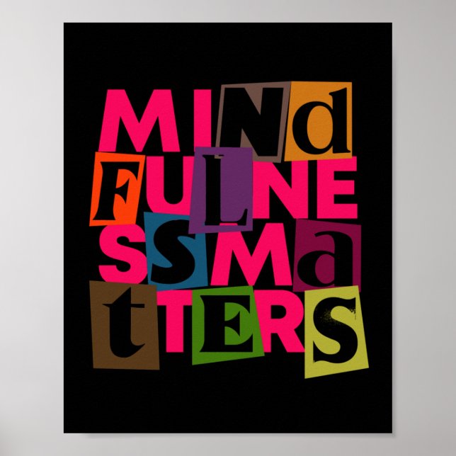Mindfulness S Sticker Poster (Framsidan)