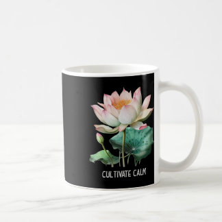 Mindfulness Saying Minimal Yoga Tee Cultivate Calm Kaffemugg