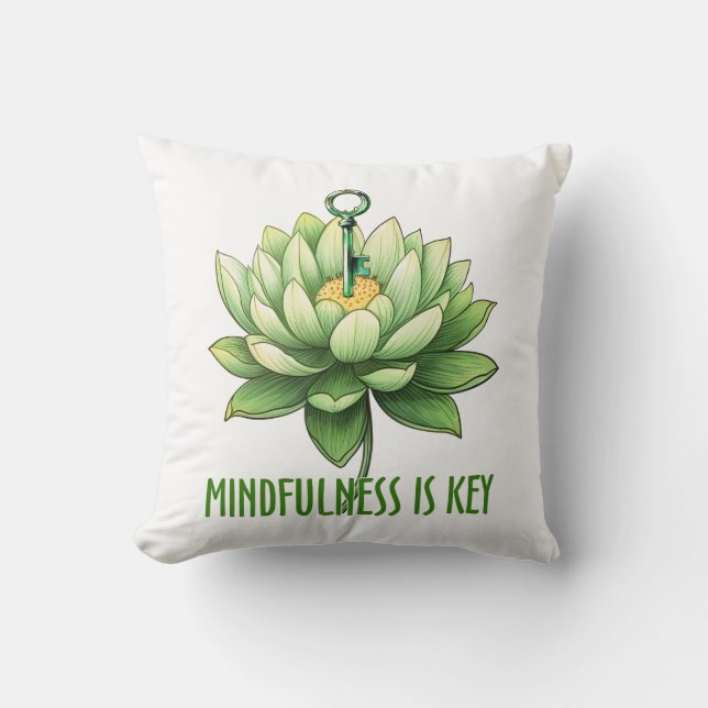 Mindhet är nyckel kudde (Framsida)