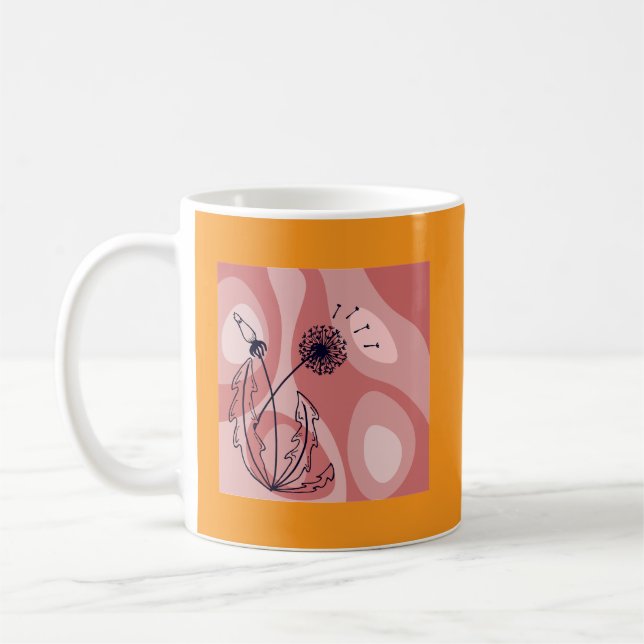 Mindhet och metamorfos Inspired design Kaffemugg (Vänster)