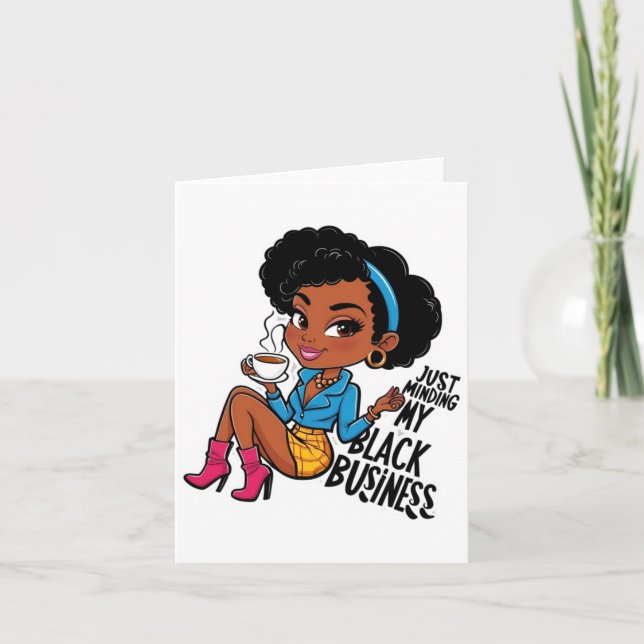 Minding My Black Business  Kort (Framsida)