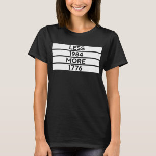 Mindre än 1984 Mer 1776 (Patriotic Thinker) T Shirt