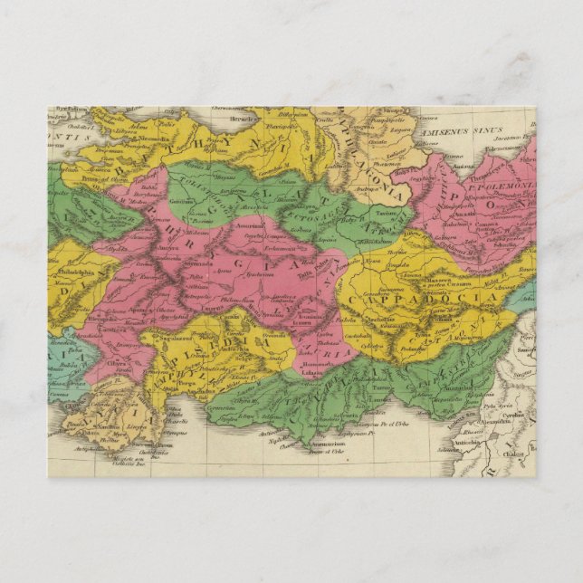 Mindre antiqua i Asien Vykort (Framsida)