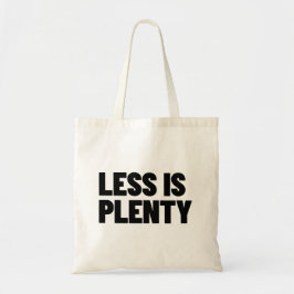 Mindre Är Mer Minimalistisk Gatutypografi Tygkasse