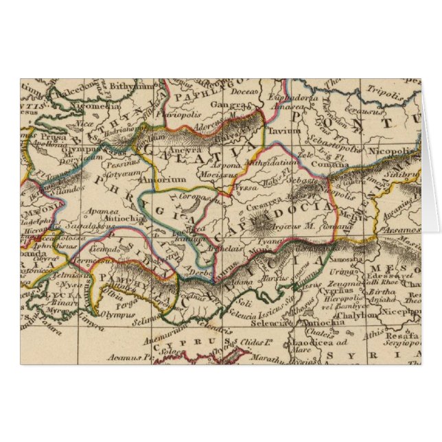 Mindre Asien Hälsningskort (Framsidan Horizontal)