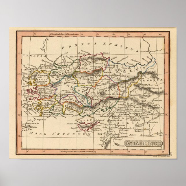 Mindre Asien Poster (Framsidan)