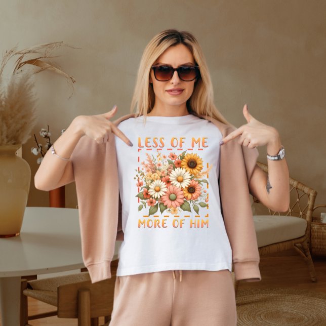 Mindre av mig mer av honom t shirt (Skapare uppladdad)