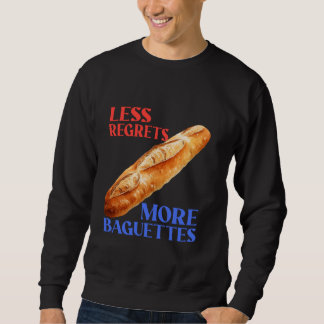 Mindre beklagande över att fler baguettes funny Ba Lång Ärmad Tröja