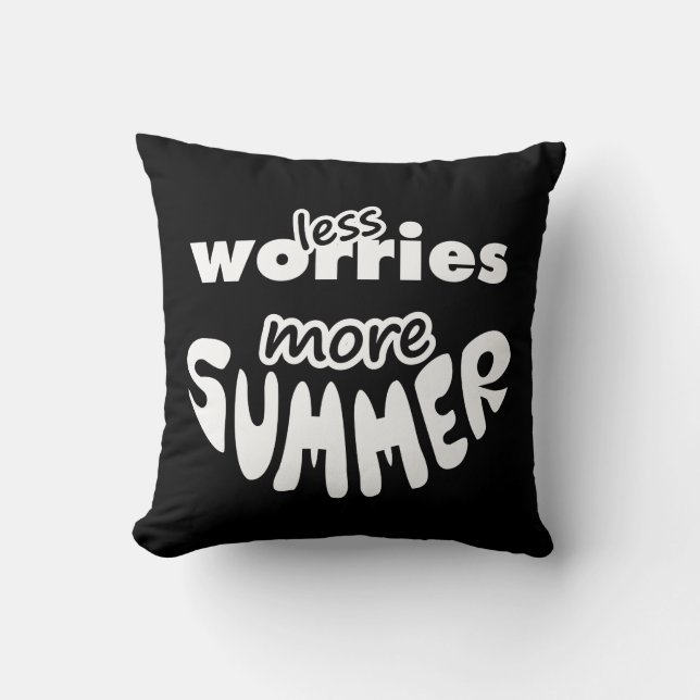 Mindre bekymmer Mer sommar Kudde (Framsida)