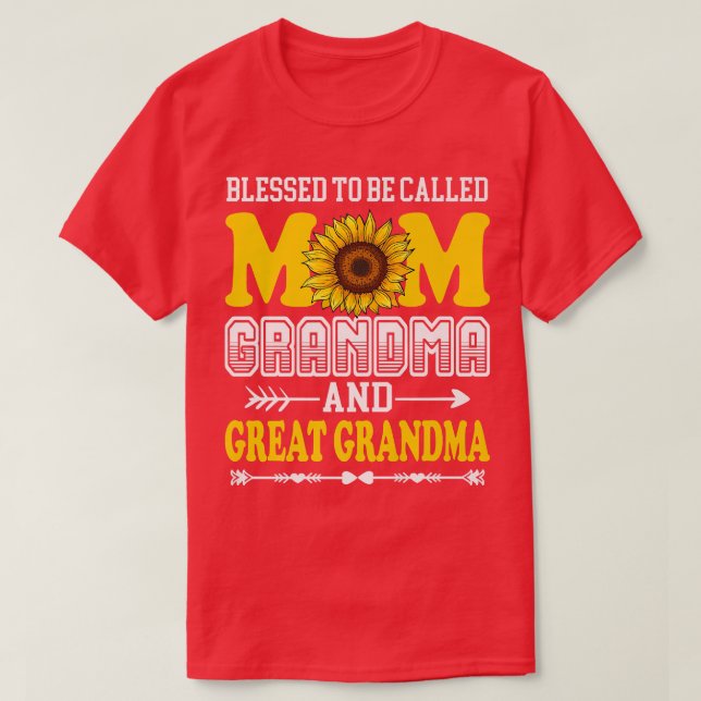mindre benämnd Mamma morma för Mors dag  T Shirt (Design framsida)