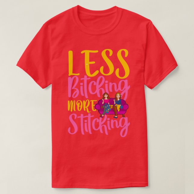 Mindre bitande mer textning t shirt (Design framsida)