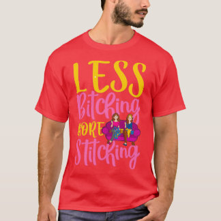 Mindre bitande mer textning t shirt
