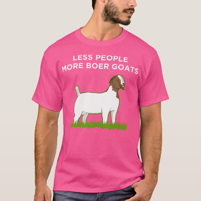 Mindre Boer Goat Owner T Shirt (Framsida)