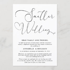 Mindre Bröllop | Vi håller på att uppdatera meddel Inbjudningar