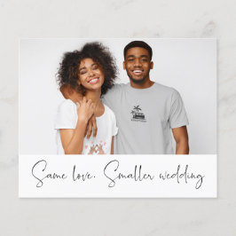 Mindre budgetmeddelande för Bröllop-foto