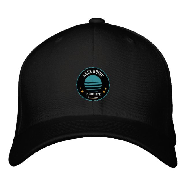 Mindre buller, mer liv - Retro Hat-design Broderad Keps (Framsida)