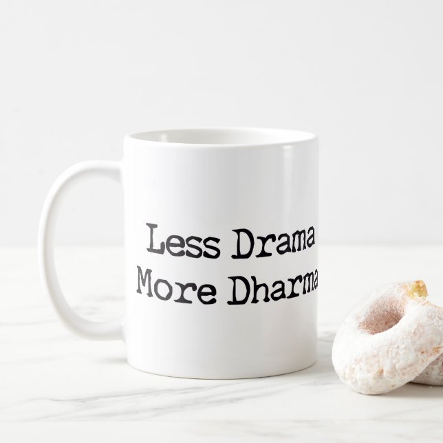 Mindre Drama More Dharma Kaffemugg (Med munk)