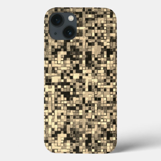 Mindre grumliga kvadrater eller plattor i beige el (Baksida)