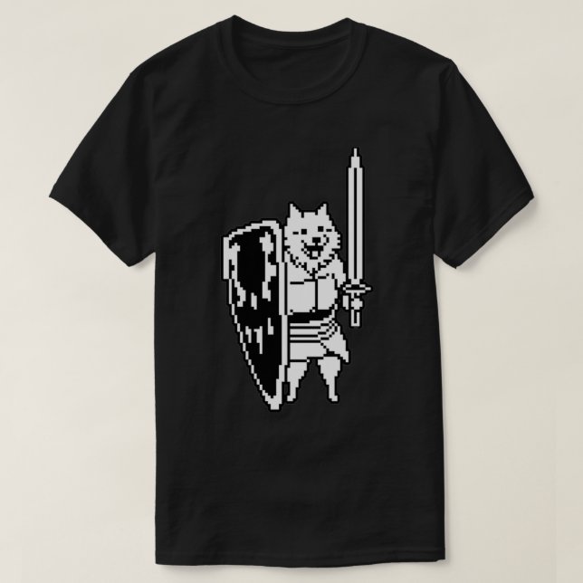 Mindre Hund Undertale T Shirt (Design framsida)