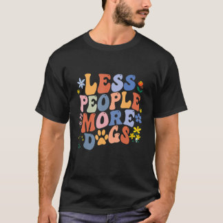 Mindre Hundar: Retroferolja för Hund T Shirt