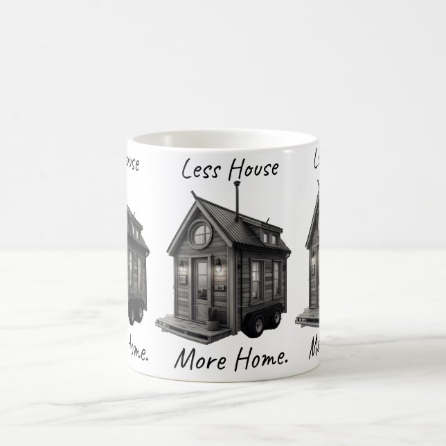 Mindre hus mer hem Liten kaffemugg | Mini (Center)