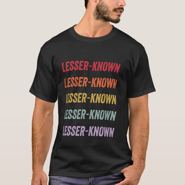 Mindre känd t shirt (Framsida)