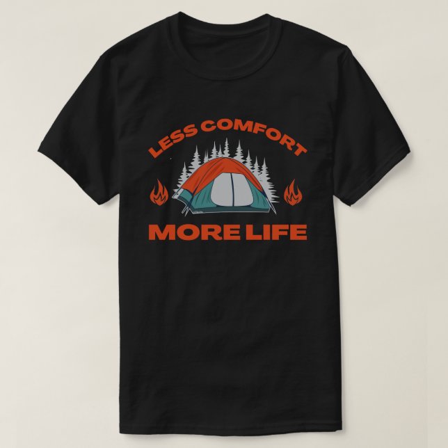 MINDRE KOMFORT MER LIVSKAMP resa T Shirt (Design framsida)