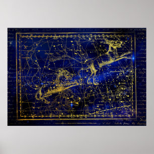 mindre konstellation poster