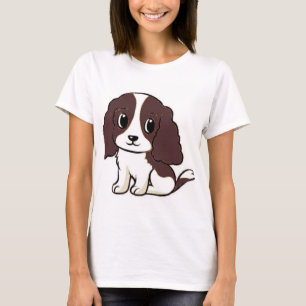 Mindre levervit tecknad t shirt