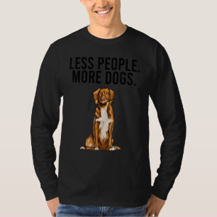 Mindre Människor Fler Hundar Nova Scotia Duck Toll T Shirt