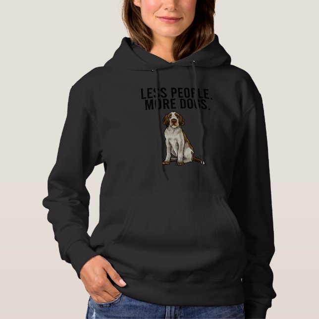 Mindre Människor Fler Hundar Spinoni Italiani  Int T Shirt (Framsida)