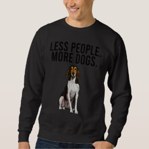 Mindre Människor Fler Hundar Treeing Walker Coonho Lång Ärmad Tröja