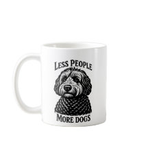 Mindre Människor Mer Hund Kop - Golden Doodle