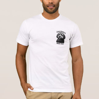 Mindre Människor Mer Hund T-shirt - Golden Doodle