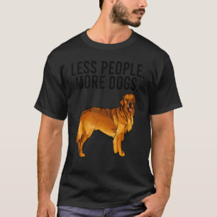 Mindre människor mer Hundar Golden Retriever Intro T Shirt