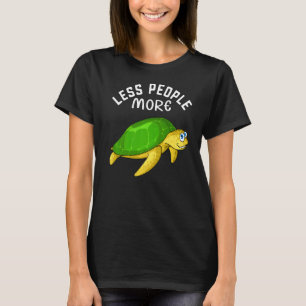 Mindre människor - mer Turtles I Sea Turtle I Kids T Shirt