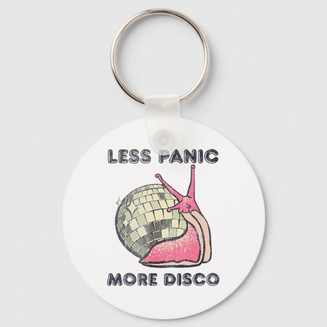 Mindre Panic More Disco Funny Dance Älskare Dancin Nyckelring (Framsida)