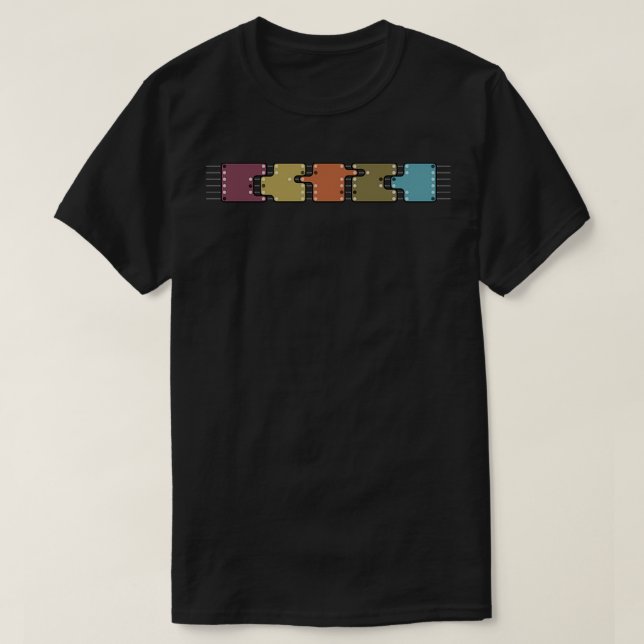 Mindre Pentatoniska  former T Shirt (Design framsida)